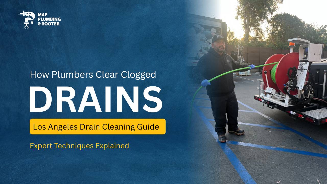 How Plumbers Clear Clogged Drains
